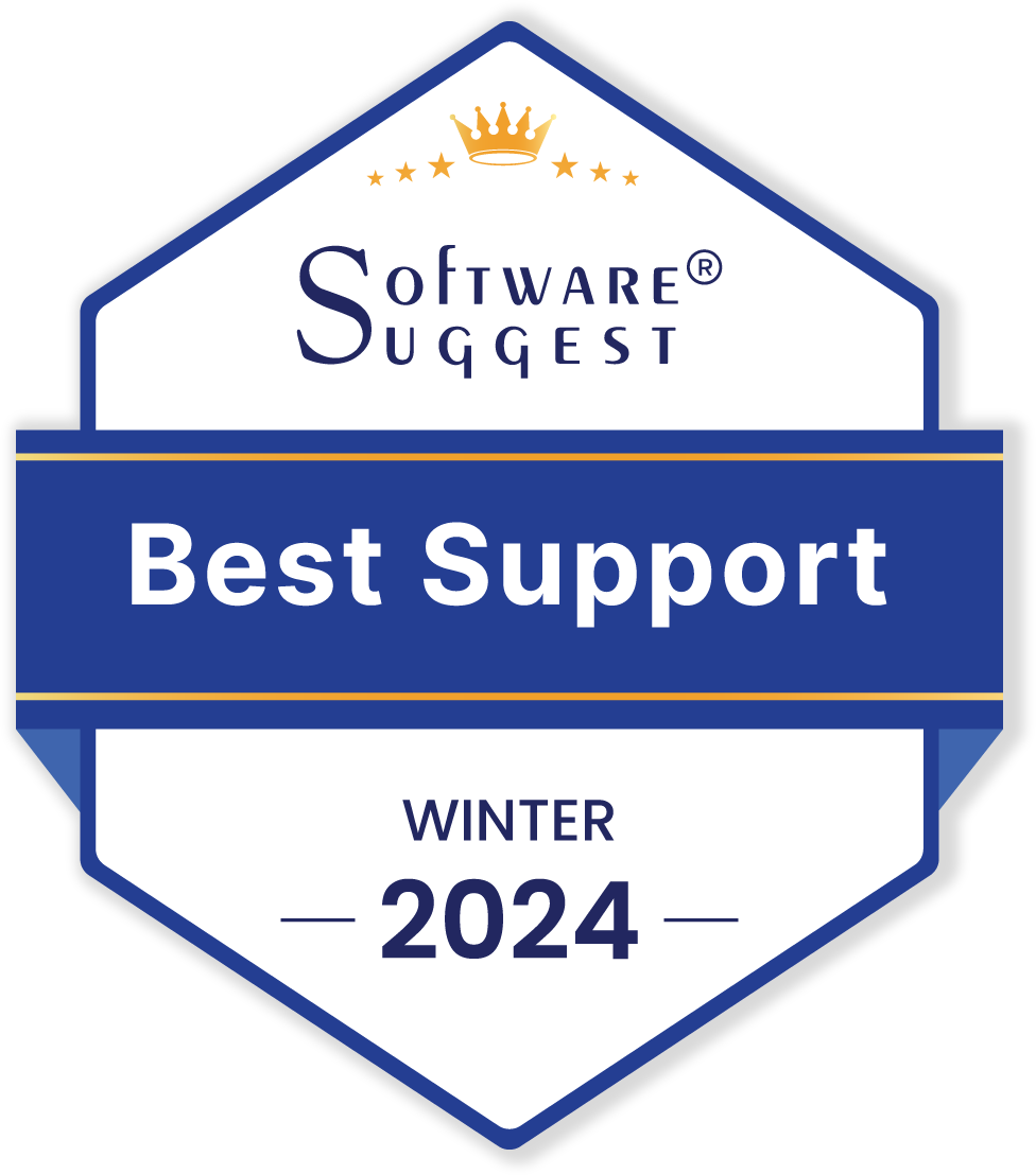 Software Suggest Best Support Winter Badge